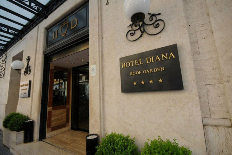 Hotel Diana Roof Garden Roma Exterior foto